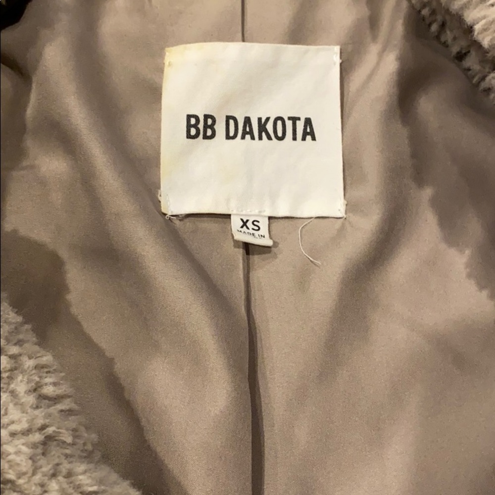 BB Dakota oversized fur coat - Gray XS - Picture 4 of 7